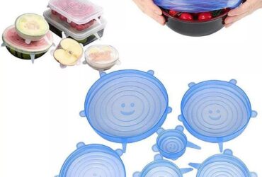 6 Pcs  Silicone Cover Lid