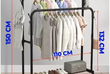 3-in-1 Clothes Hanger:With wheels Organized, Convenient35kg