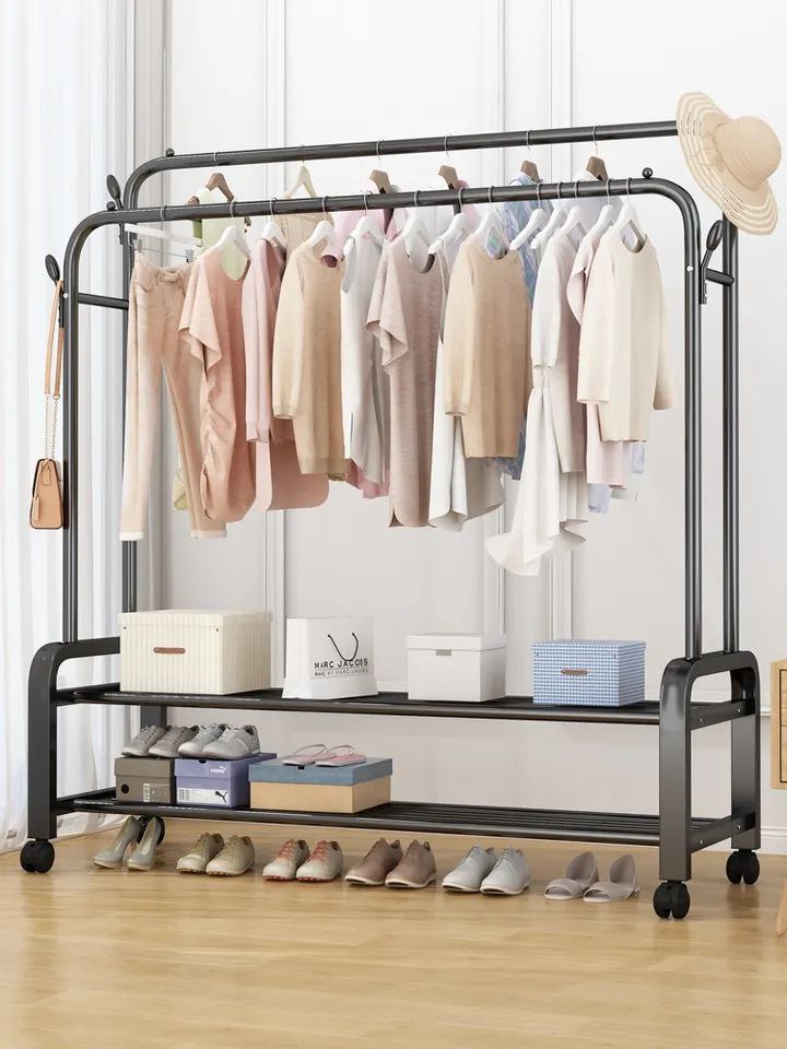 Ultimate 4-in-1 Clothes Hanger:With wheels Organized, Convenient 1er qualité 48kg