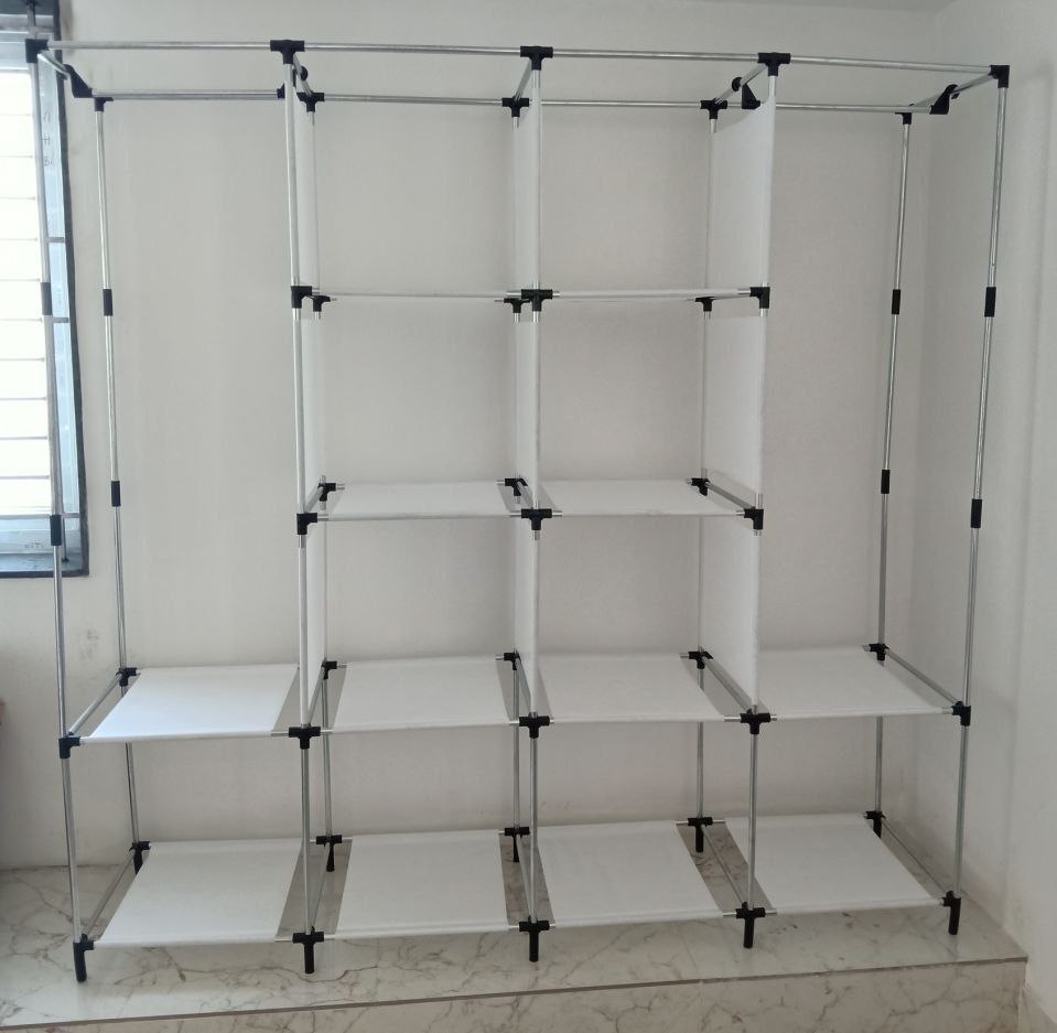 4 DOOR PORTABLE FOLDING WARDROBE