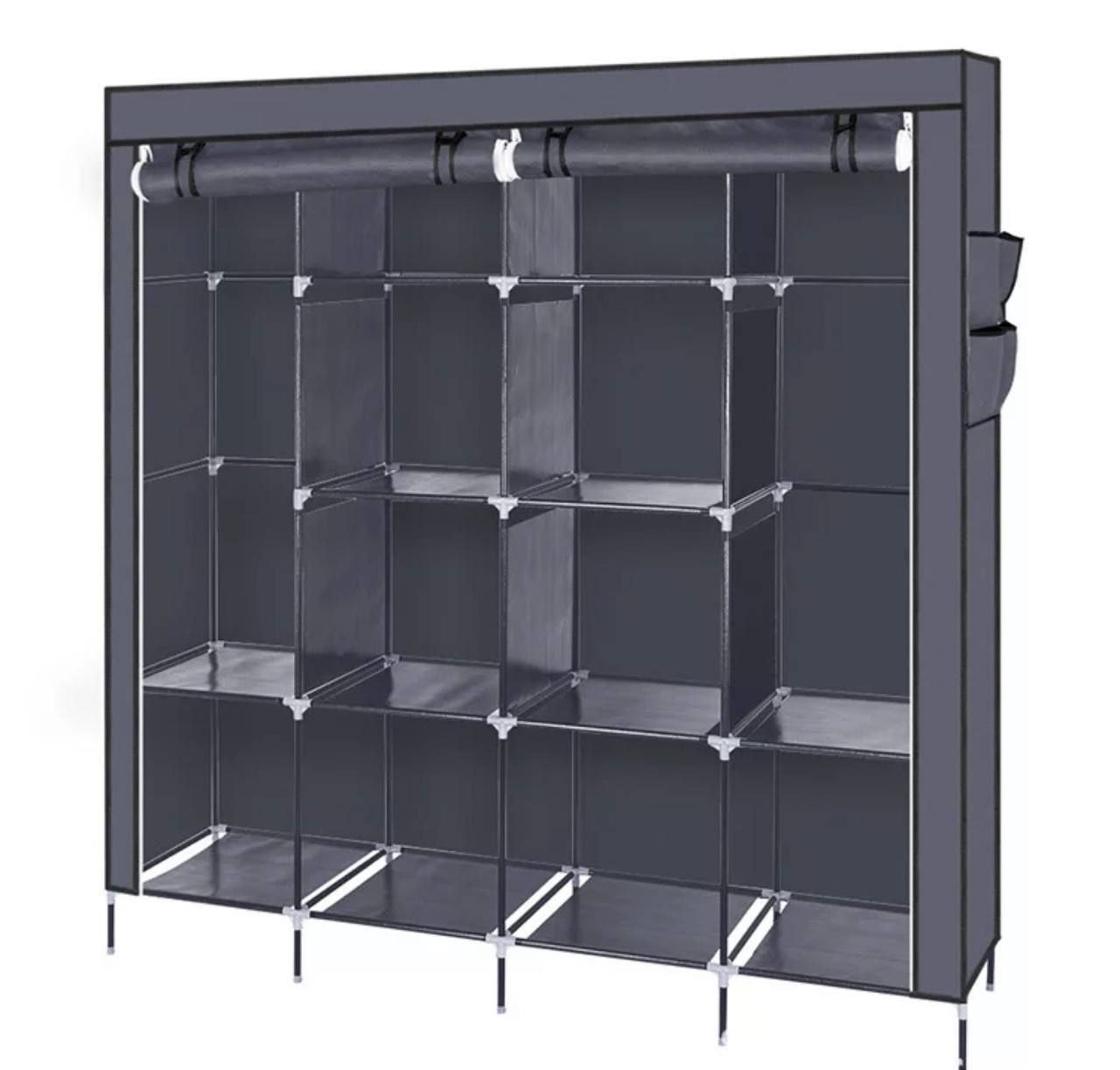 4 DOOR PORTABLE FOLDING WARDROBE