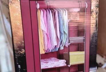 2 DOOR PORTABLE FOLDING WARDROBE