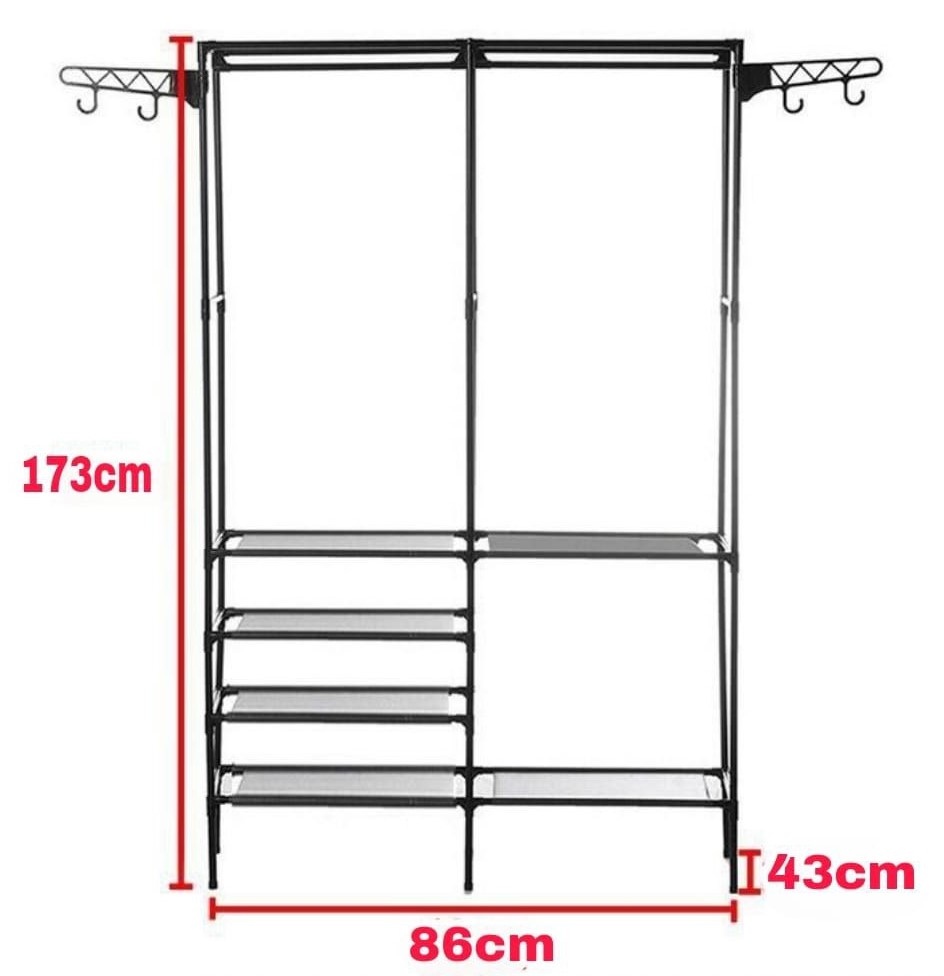 Modern Wardrobe Closet with Shoe Rack