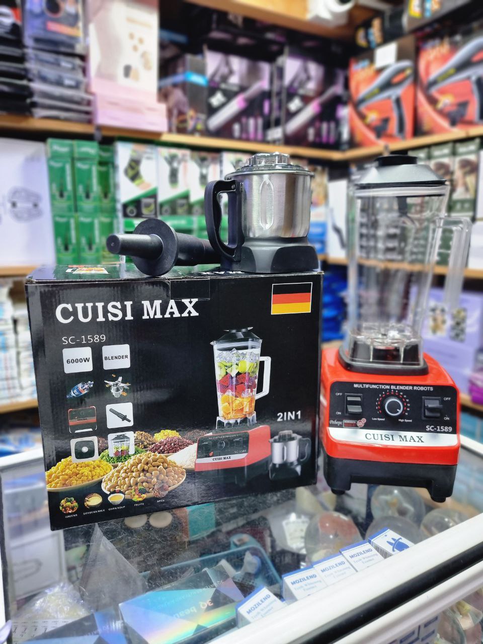 Blender High Power 6000w  CUISI MAX 2in1