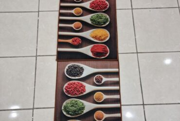 3D Kitchen Floor Mat Set – Large & Small