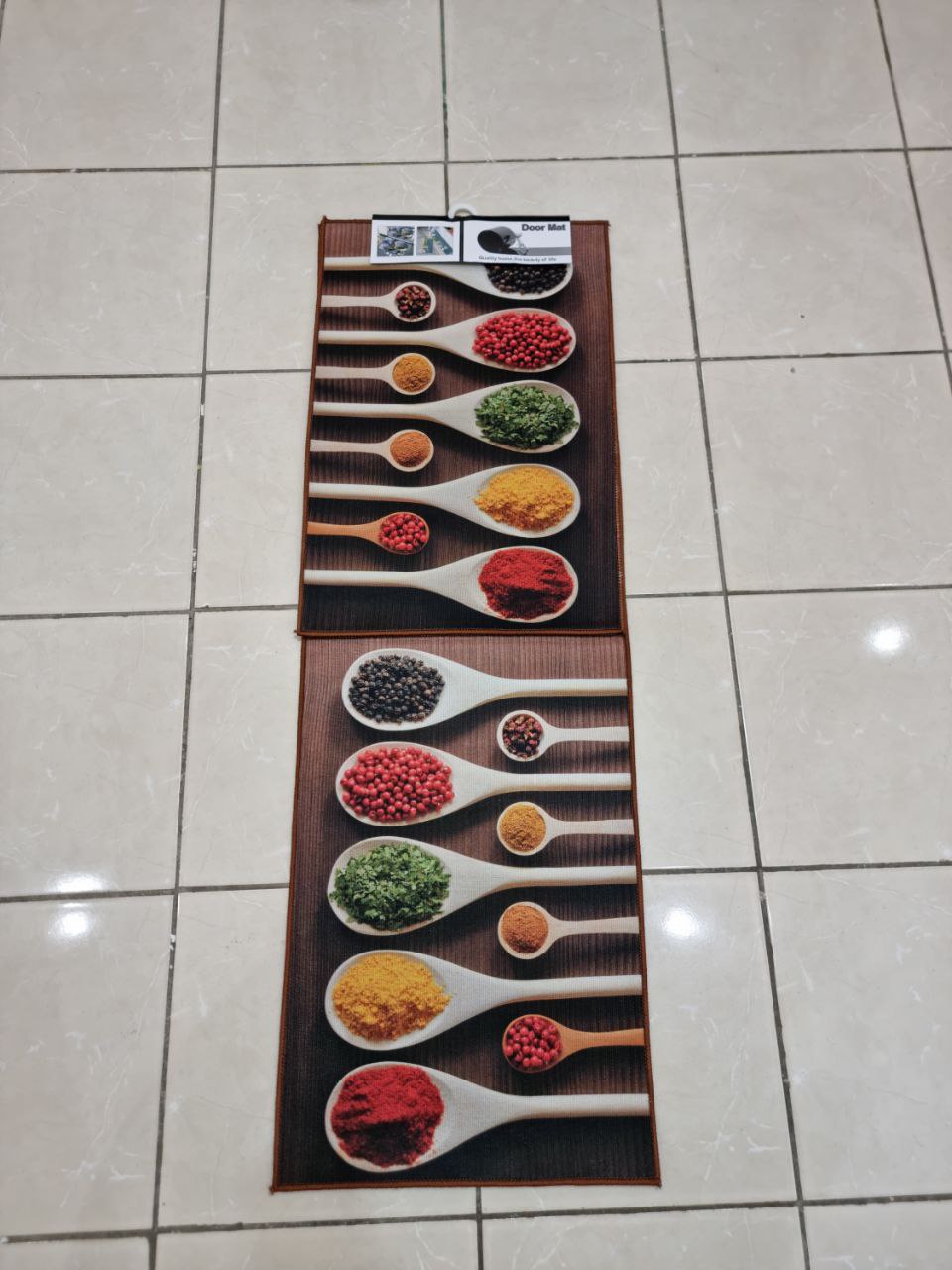 3D Kitchen Floor Mat Set – Large & Small