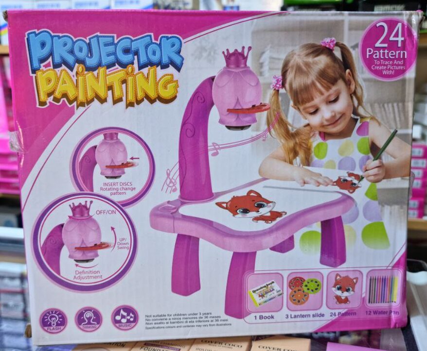 kids projector drawing table