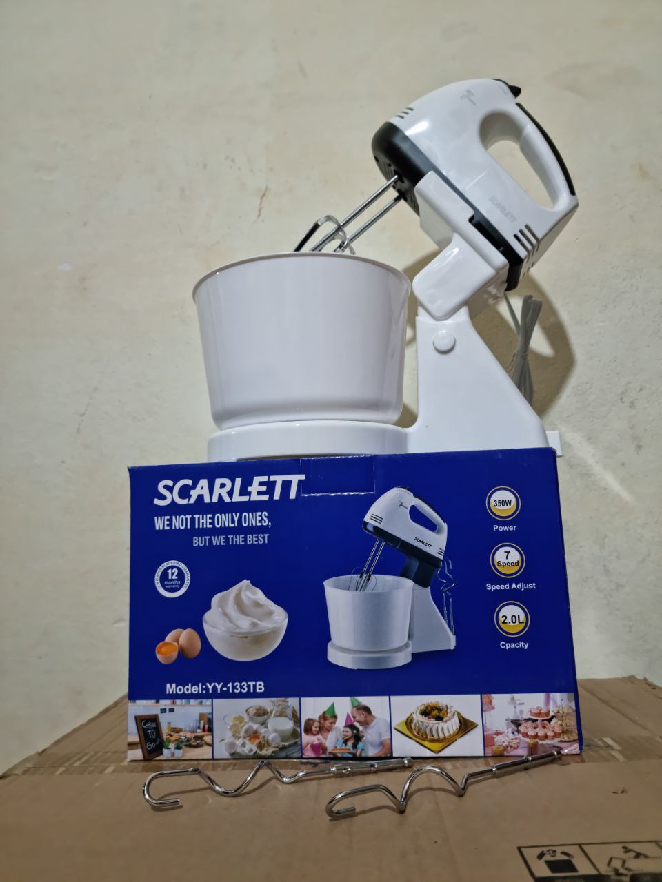 Multifunctional 7 Speed Mini Mixer Electric Food طراب scarlett 260W