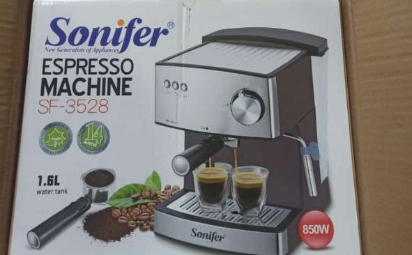 Sonifer Sonifer Machine à café Espresso & Capuccino 15bar 1.6L