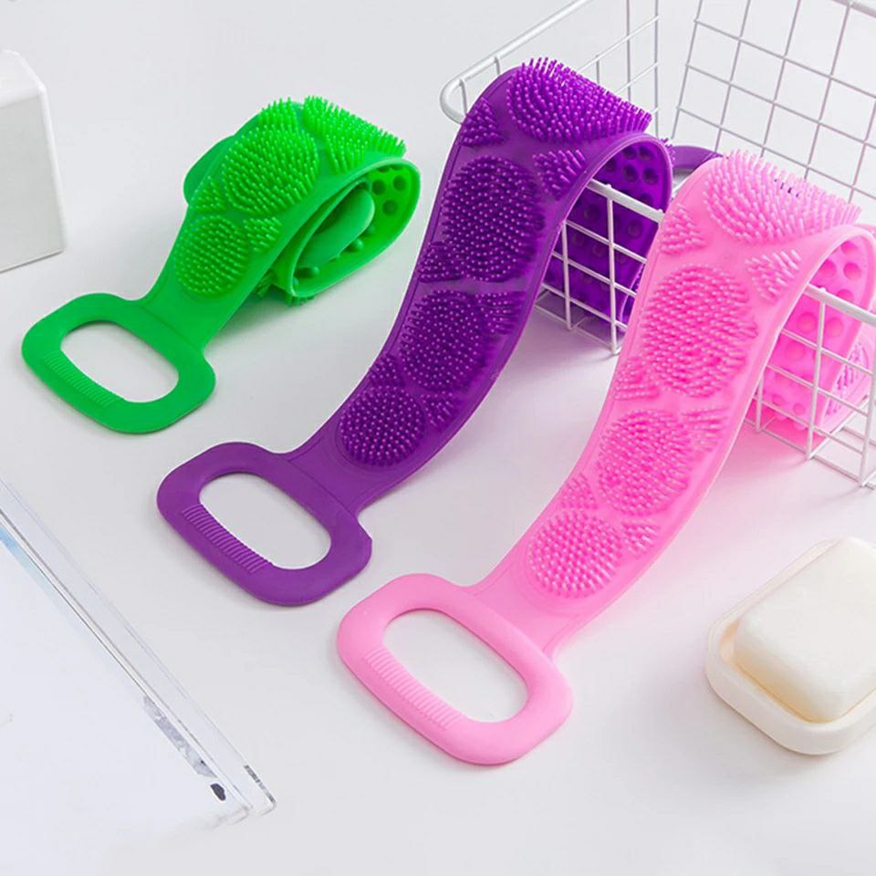 Silicone Bath Body Brush Bath Belt Shower