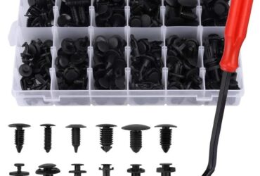 Car Retainer Clips Kit with Special Screwdriver – 100 Pieces